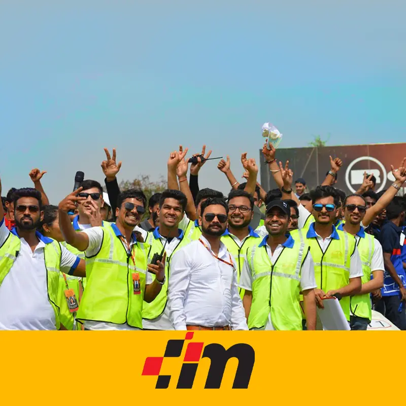 ISNEE team at a motorsports event